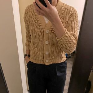 Babaa - no. 18 cardigan - chicory root